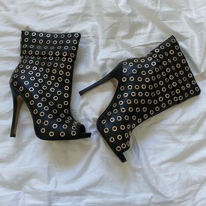 Aldo Genuine Leather Heeled Boots